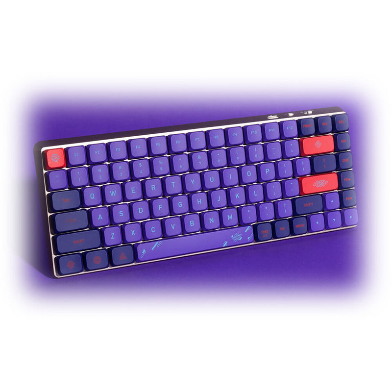 AZIO Cascade 75% Layout Slim Keycaps (Neon Flux Light)