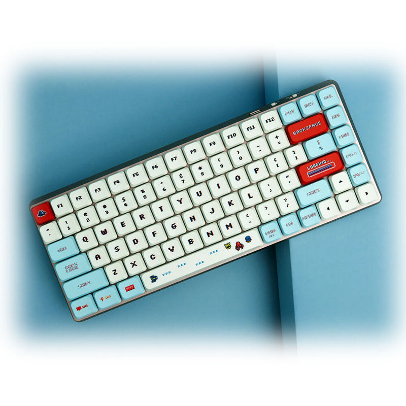 AZIO Cascade 75% Layout Slim Keycaps (Retro Arcade Light)