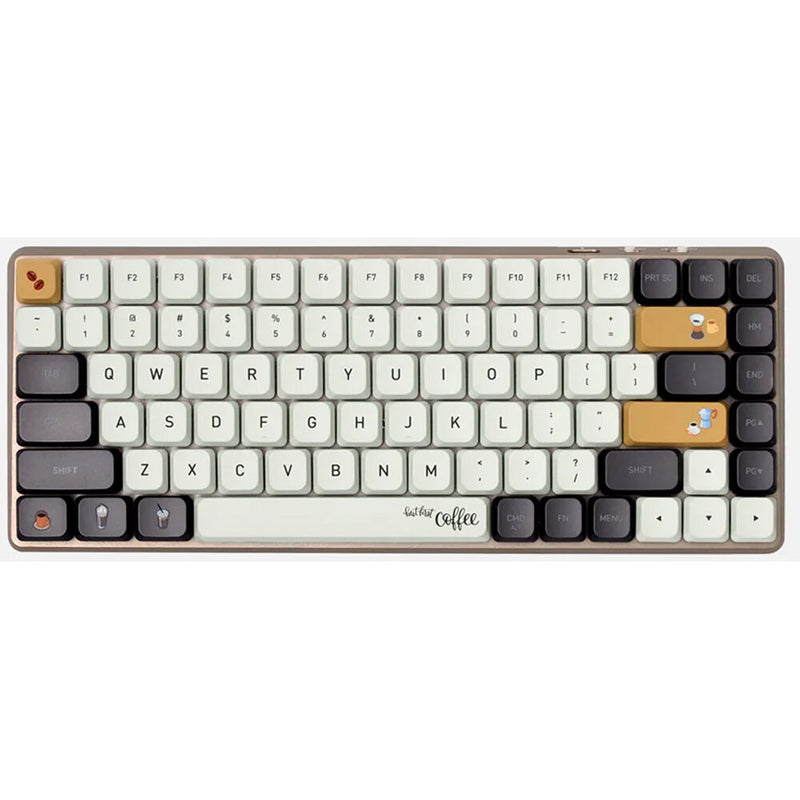 AZIO Cascade 75% Layout Slim Keycaps (Coffee Light)