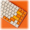 AZIO Cascade 75% Layout Slim Keycaps (Shiba Light)