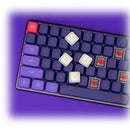 AZIO Cascade 75% Layout Slim Keycaps (Neon Flux Dark)