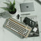 AZIO Maple Retro Compact Keyboard (Maple Wood / Silver Aluminum)