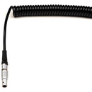 IndiPRO Tools Coiled 2-Pin LEMO to 2-Pin Cable for Blackmagic Pocket 4K & 6K (20-36")