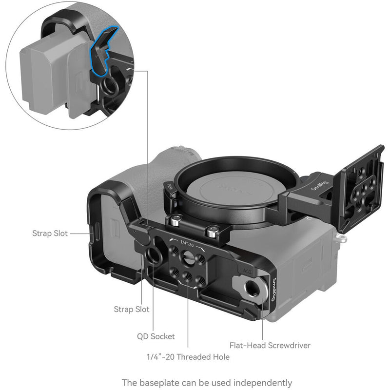 SmallRig Horizontal-to-Vertical Mount Plate Kit for Select Sony Cameras
