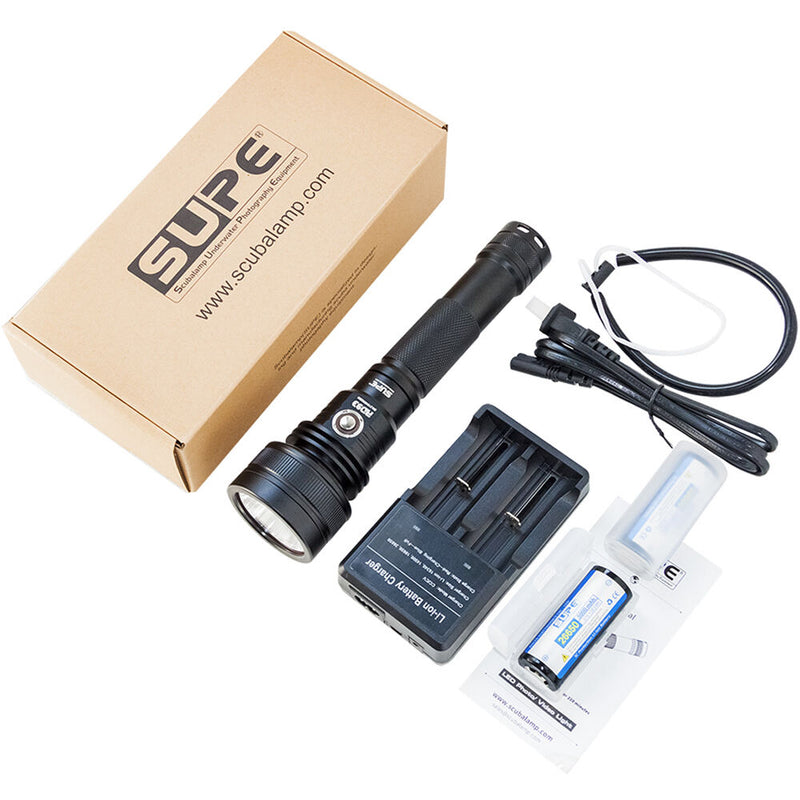 Scubalamp RD93 Diving Light (Black)