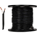 RapcoHorizon CM-12/2.K Bulk Install Speaker Wire (500', Black)