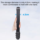 XILETU LSM1+XT204A Aluminum Tripod with Panoramic Head & Mobile Phone Holder