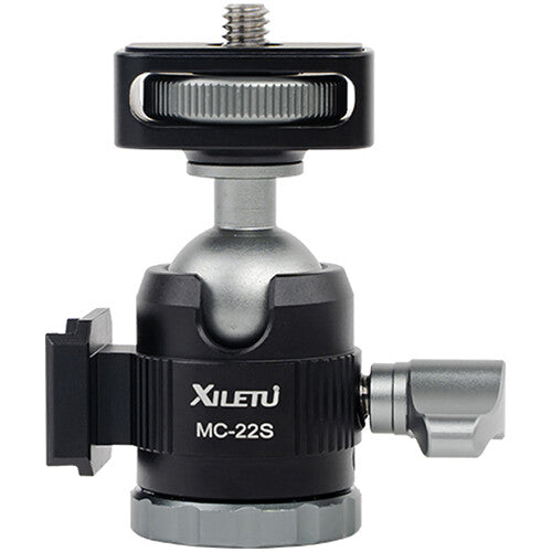 XILETU MC-22S Dual Cold Shoe Mini Ball Head
