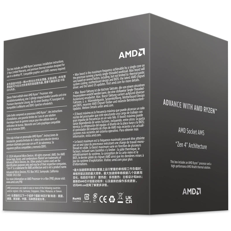 AMD Ryzen 7 8700F 4.1 GHz Eight-Core AM5 Processor