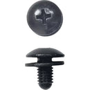 Lowell Manufacturing Phillips Truss Head Short Rack Screws with Blunt End (500-Piece Jar, Black)