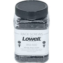 Lowell Manufacturing Phillips Truss Head Short Rack Screws with Blunt End (500-Piece Jar, Black)
