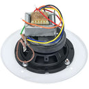 Lowell Manufacturing Coaxial Speaker with 70V Transformer, Grille, Shallow Mount (4", 30W)