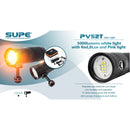 Scubalamp PV52T Video Light with White, Blue, Red & Pink Modes
