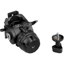 E-Image GH06F Pro Fluid Head with Flat & 75mm Ball Bases