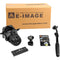 E-Image GH06F Pro Fluid Head with Flat & 75mm Ball Bases