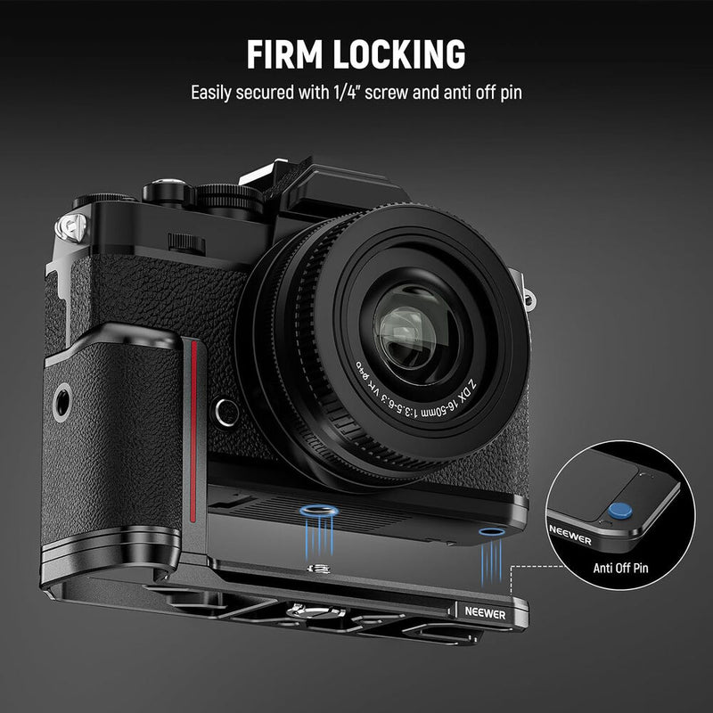 Neewer CA076 L-Shape Handle for Nikon Zfc (Black)