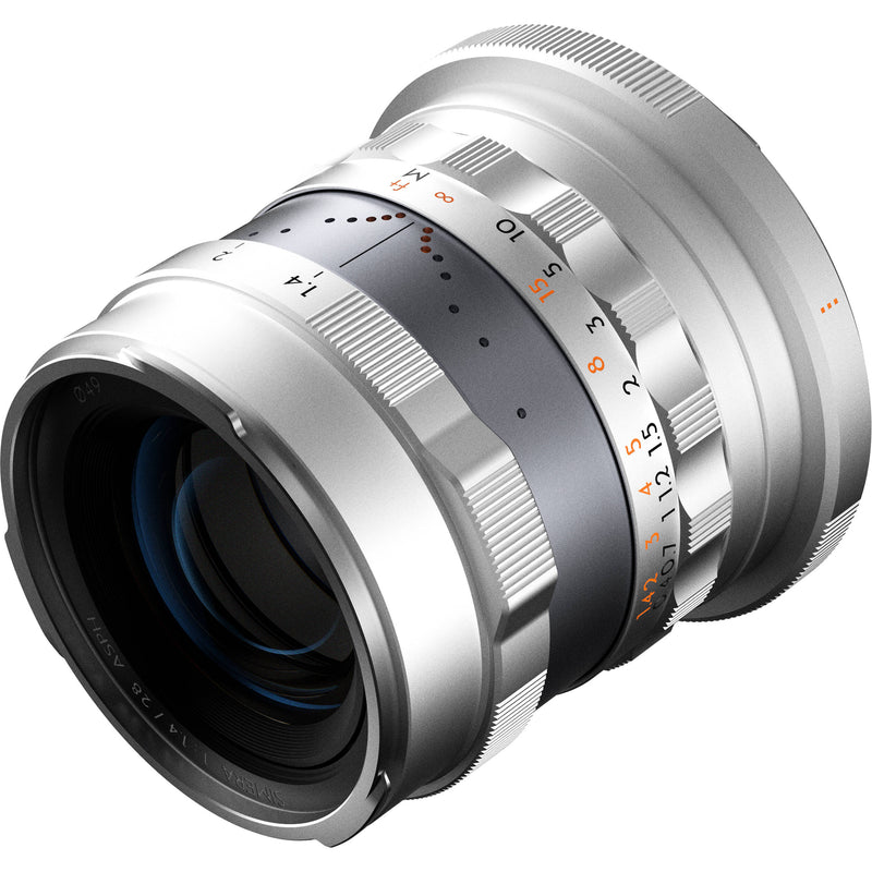 Thypoch Simera 28mm f/1.4 Lens (Canon RF, Silver)