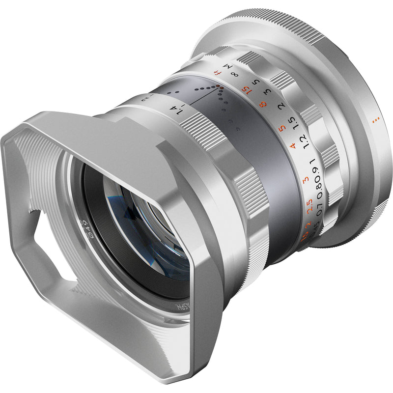 Thypoch Simera 35mm f/1.4 Lens (Canon RF, Silver)