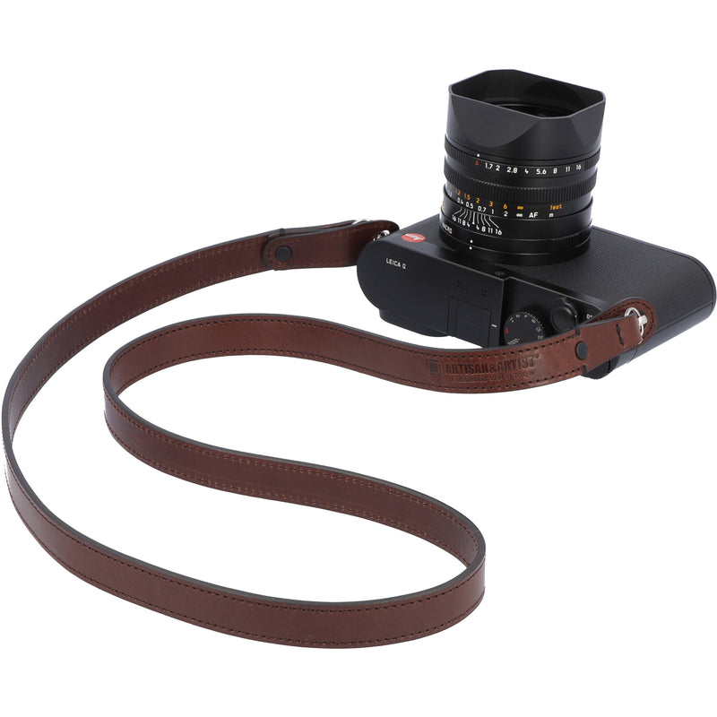 Artisan & Artist ACAM-287 Leather Camera Strap (Dark Brown, 38.6")