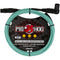 Pig Hog Hex Series XLR Microphone Cable (Seafoam Green, Straight to Right Angle, 6')