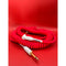 Pig Hog Vintage Half-Coiled Instrument Cable (30', Candy Apple Red)