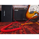 Pig Hog Vintage Half-Coiled Instrument Cable (30', Candy Apple Red)