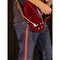 Pig Hog Vintage Half-Coiled Instrument Cable (30', Candy Apple Red)
