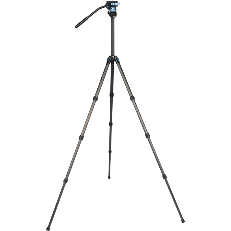Sirui ST124 4-Section Carbon Fiber Tripod & VA-5 X Fluid Head Kit