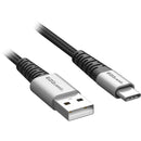 EZQuest DuraGuard USB-A to USB-C Charge and Sync Cable (3.9')