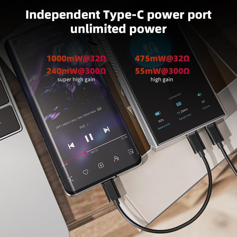 FiiO M23 Portable Hi-Res Lossless Music Player (Deep Blue)
