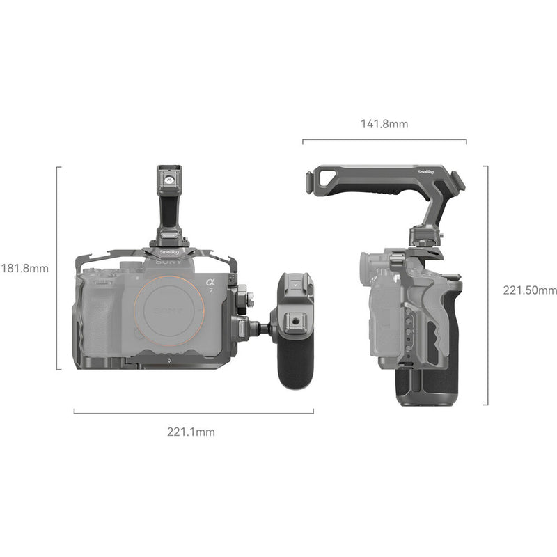 SmallRig HawkLock Quick Release Advanced Cage Kit for Sony a7R V, a7 IV & a7S III