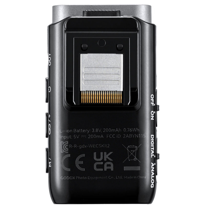 Godox WEC-S Wireless Microphone System for Cameras and Mobile Devices (2.4 GHz)