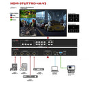 Avenview 4x1 HDMI Quad Multiviewer V2 with Rotation & Chroma-Key