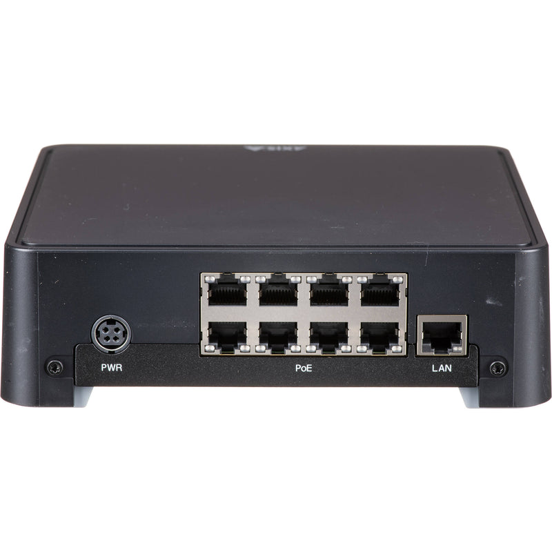 Axis Communications S3008 Mk II Recorder 8-Channel 4K NVR with 2TB HDD