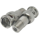 NVT Phybridge NV-BNCFT-8 BNC Male to F-Type Female Adapter (8-Pack)