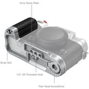 SmallRig Silicone L-Shape Grip for FUJIFILM X-T50 (Silver)
