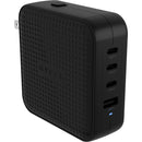 HYPER HyperJuice 100W 4-Port USB GaN Wall Charger (Black)