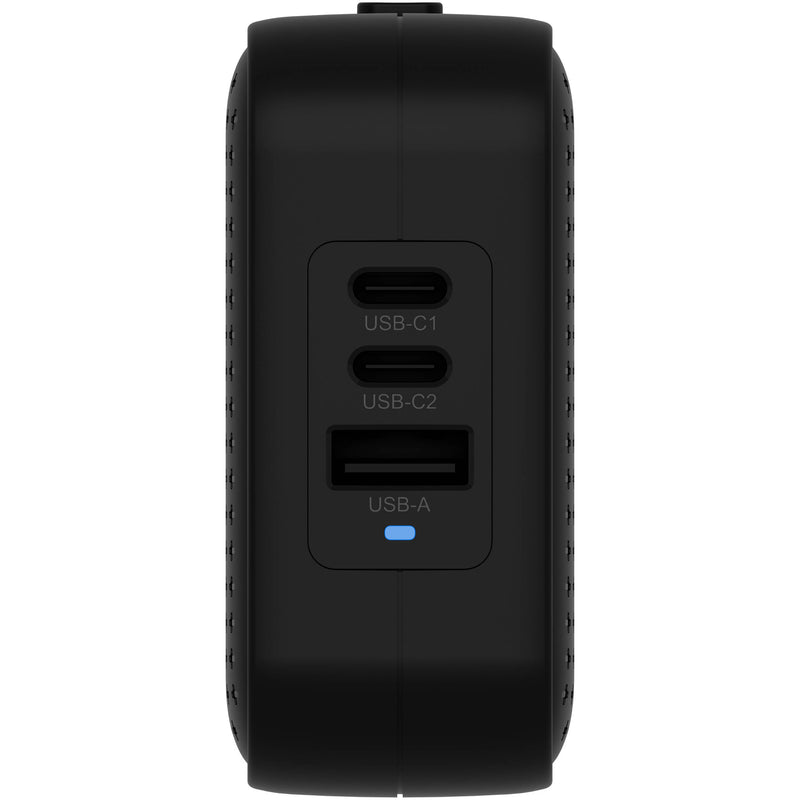 HYPER HyperJuice 70W 3-Port USB GaN Wall Charger (Black)