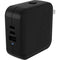 HYPER HyperJuice 70W 3-Port USB GaN Wall Charger (Black)