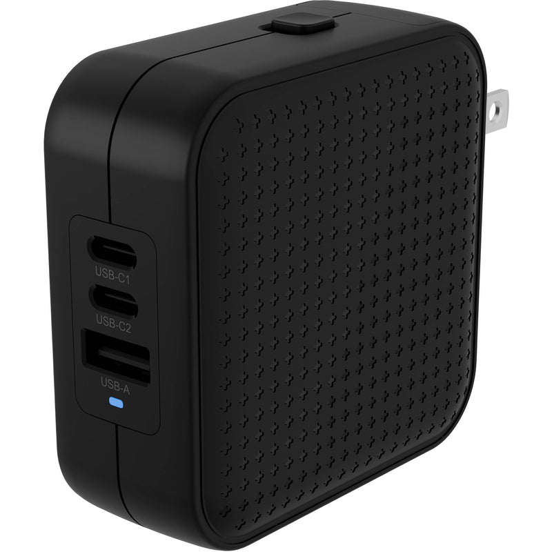 HYPER HyperJuice 70W 3-Port USB GaN Wall Charger (Black)