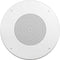 Lowell Manufacturing Speaker/Grille Assembly Speaker with Enclosure and 25V Transformer (8", White Grille)