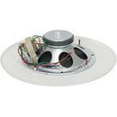 Lowell Manufacturing Speaker/Grille Assembly Speaker with Enclosure and 25V Transformer (8", White Grille)