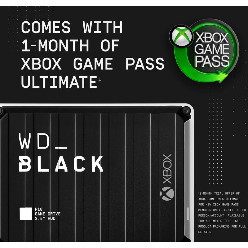 WD 6TB WD_BLACK P10 Game Drive for Xbox One