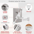 TechProtectus T72VL Barkan Full Motion 360 Rotating Anti-Theft Wall Mount for 7 to 14" Tablets (White)