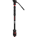 iFootage Cobra 3 Strike Aluminum Monopod with Low Profile Minipod Base&nbsp;and K5S Fluid Head