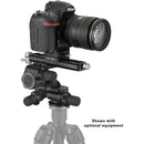 Oben GH3W-15 3-Way Geared Head with 7" Macro-Focusing-Rail Kit