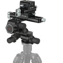 Oben GH3W-15 3-Way Geared Head with 7" and 4" Macro-Focusing-Rail Kit