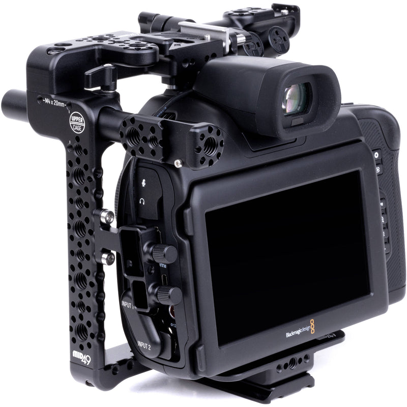 MID49 Upper Cage with Audio Breakout AB-6 for Select Blackmagic Cameras