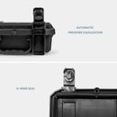 Seahorse SE230 Protective Hard Case with Interior Dividers & Plastic Locks (Black)