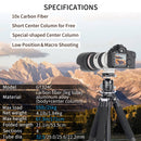 INNOREL GT324C Carbon Fiber Travel Tripod